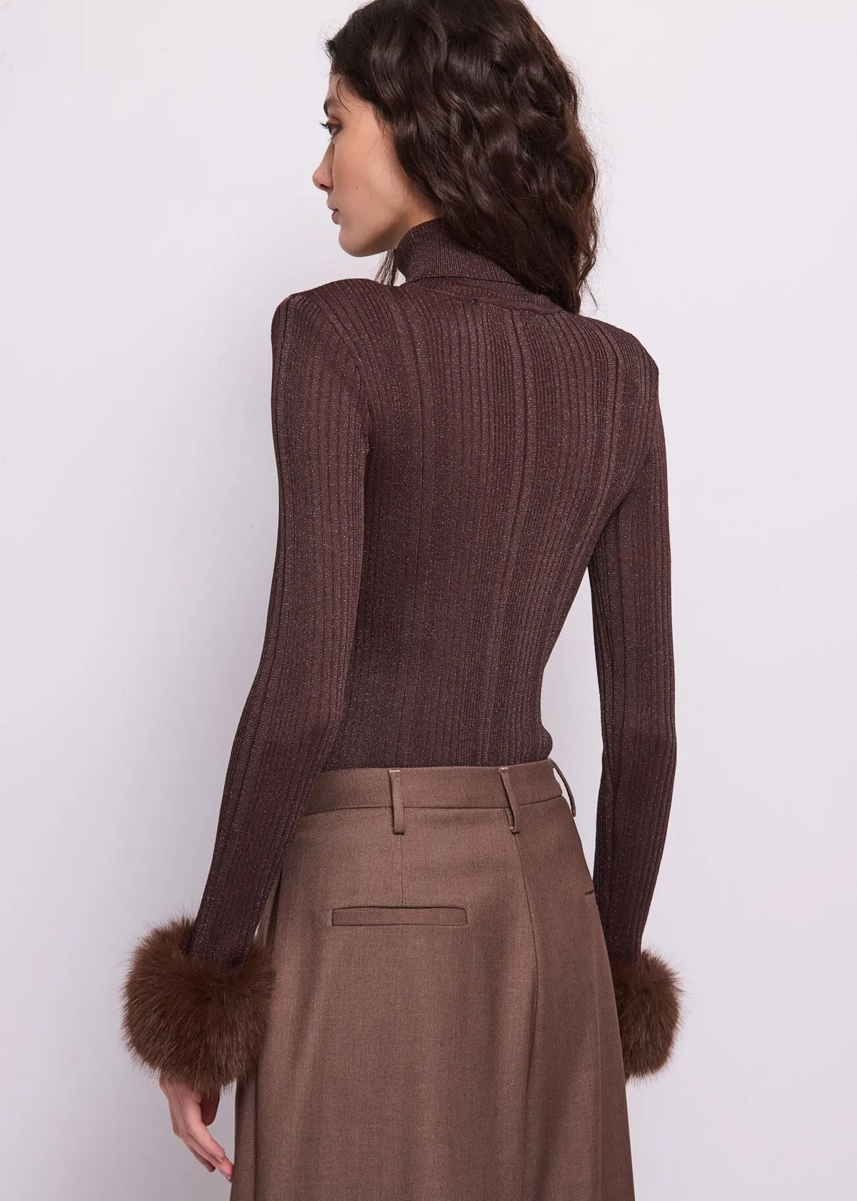 Camisola de Malha com Pelo Sintético — Gaudi