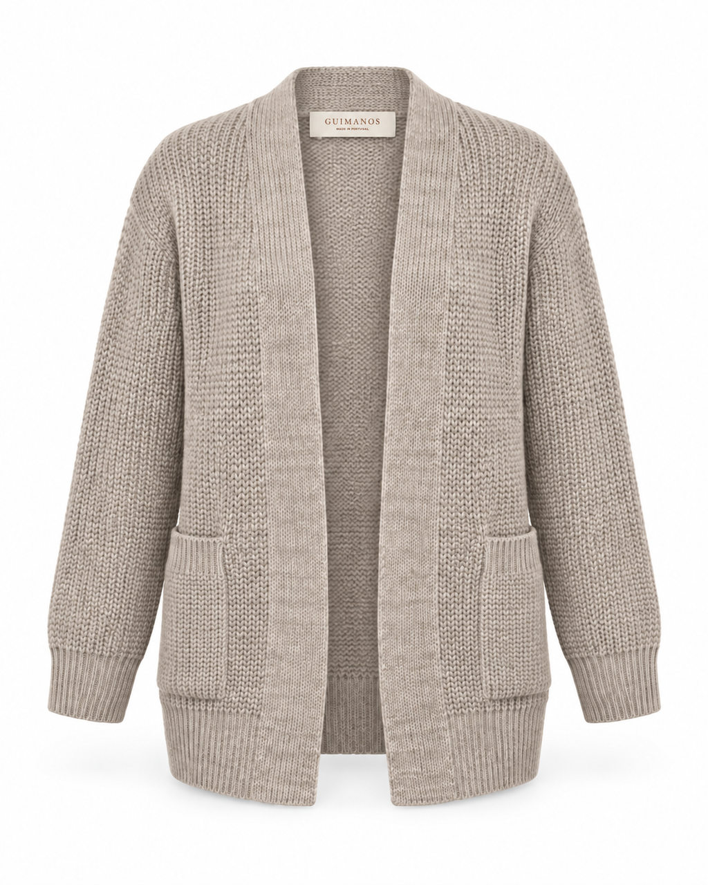 Cardigan Ponto Arroz — Guimanos | Cinzento