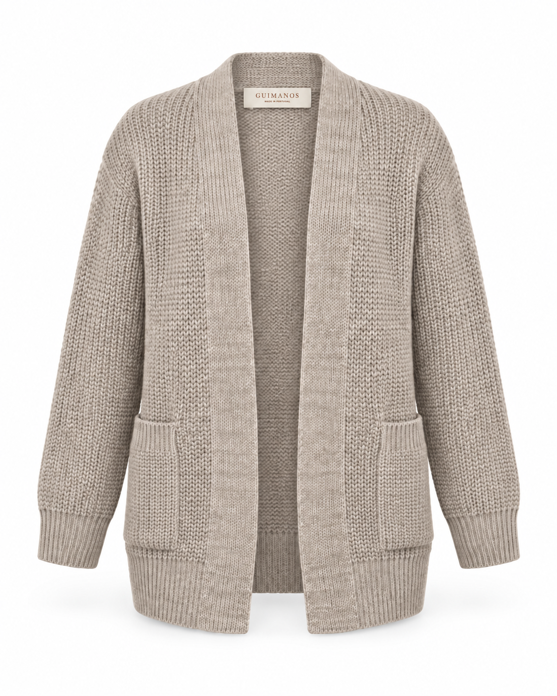 Cardigan Ponto Arroz — Guimanos | Cinzento