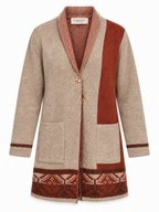 Casaco de Malha Barra Jacquard — Guimanos | Produto
