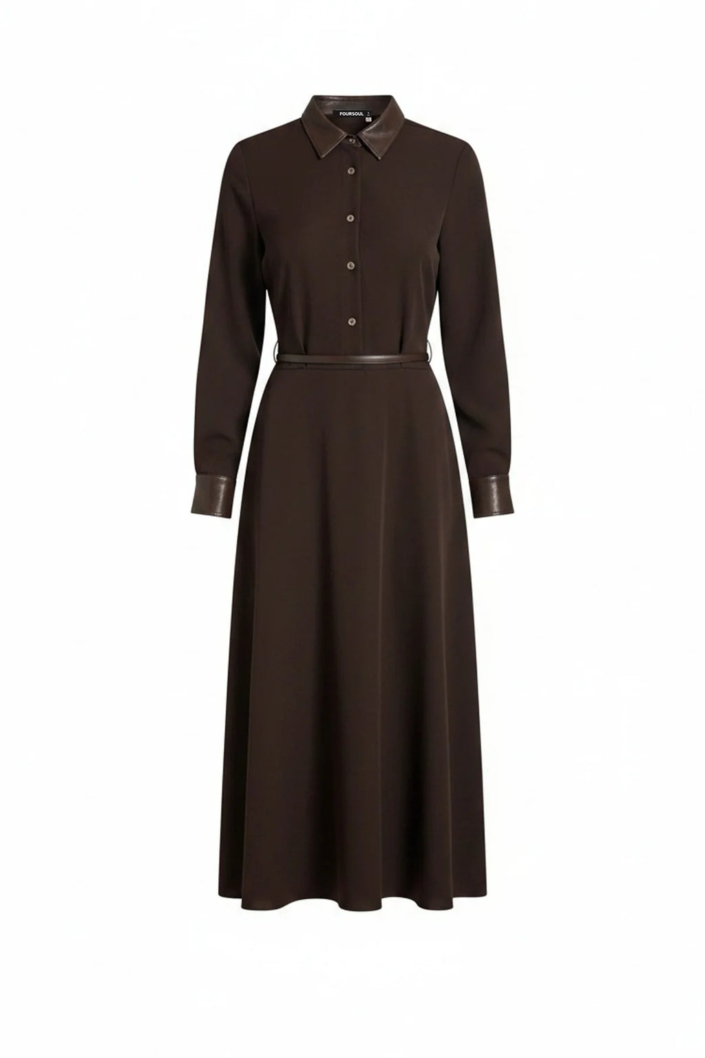 Vestido Camiseiro Evasé - FOURSOUL