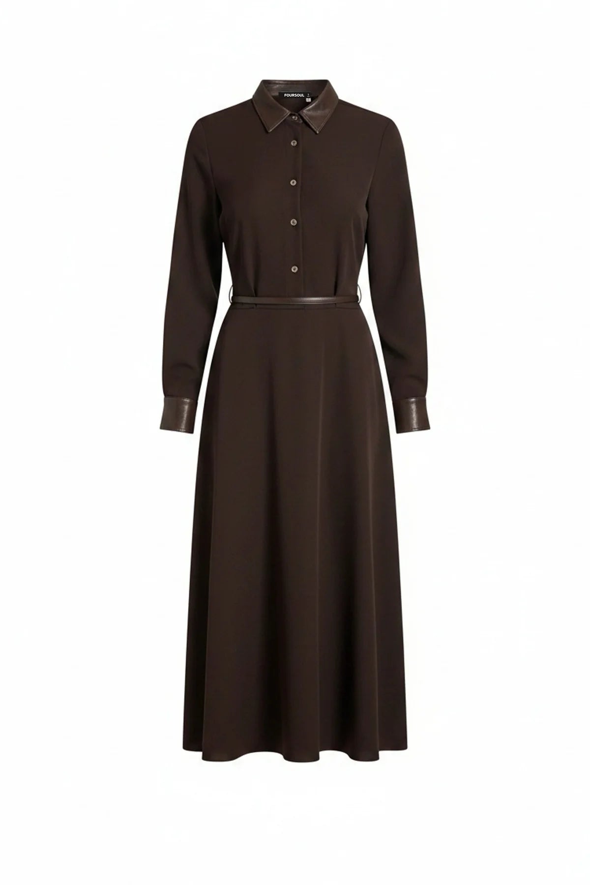 Vestido Camiseiro Evasé - FOURSOUL