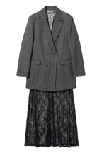 Vestido Blazer em Pied-de-Poule Foursoul | Cinzento