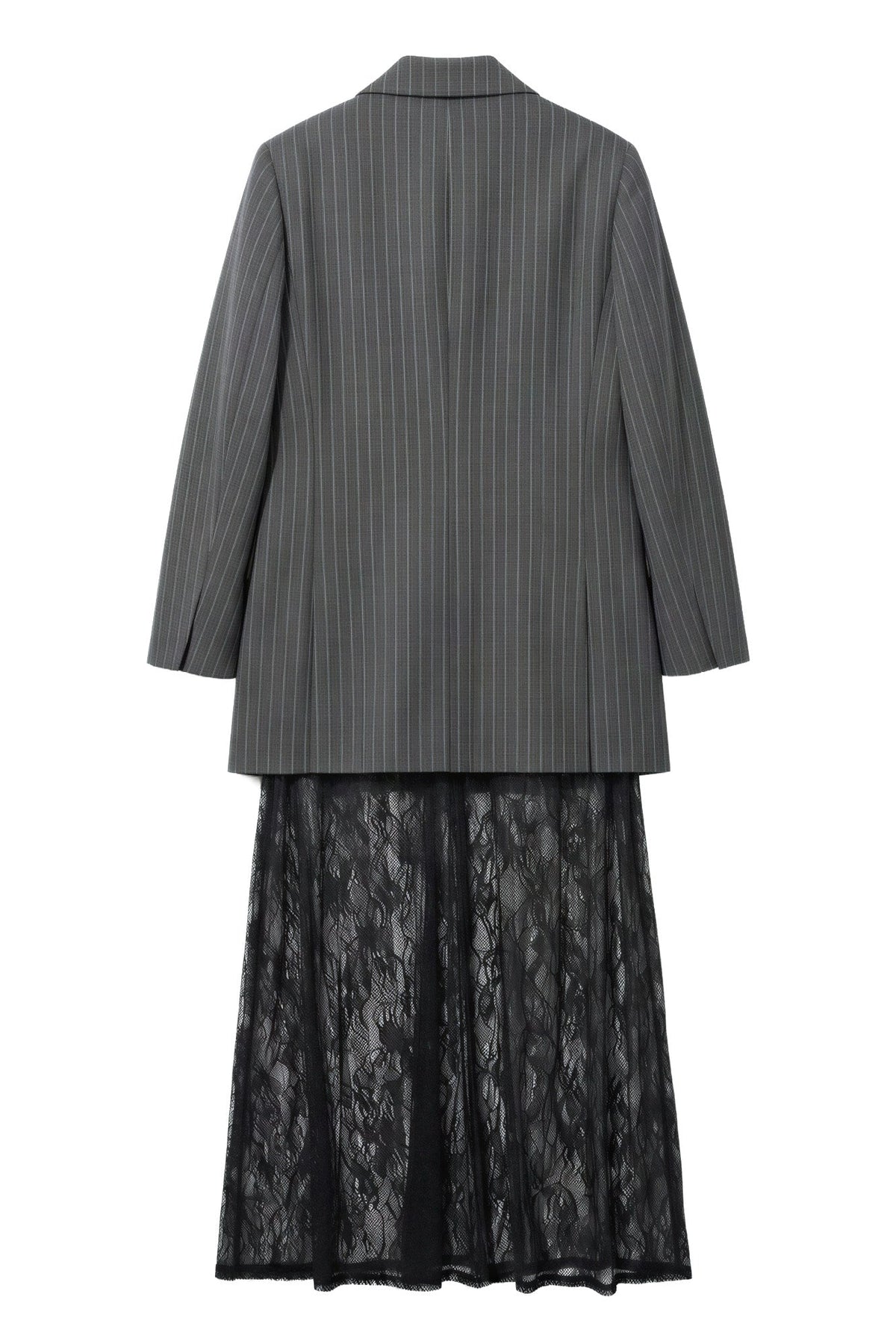 Vestido Blazer em Pied-de-Poule Foursoul | Cinzento