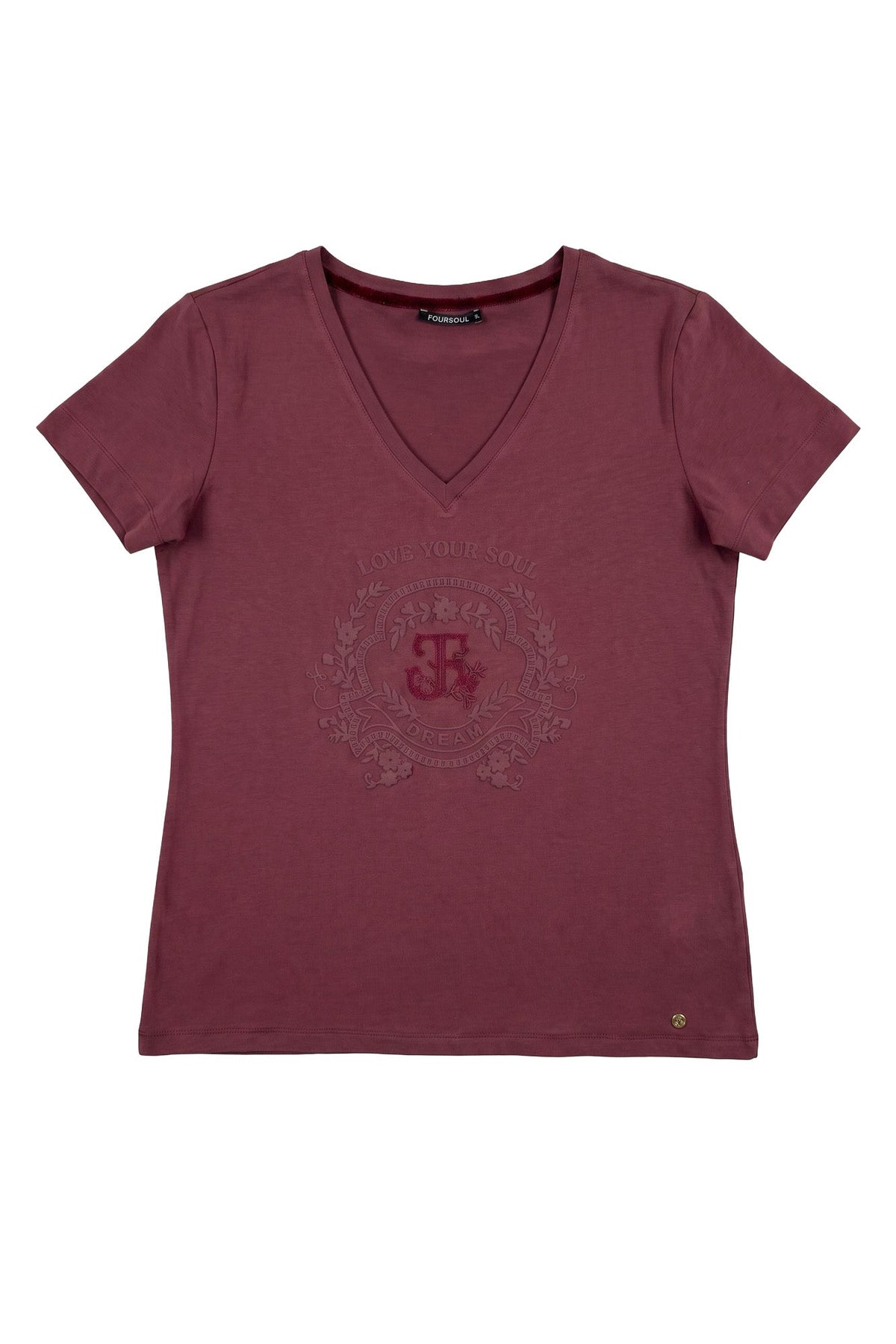 T-Shirt Urban Nomad — Foursoul | Bordeaux frente