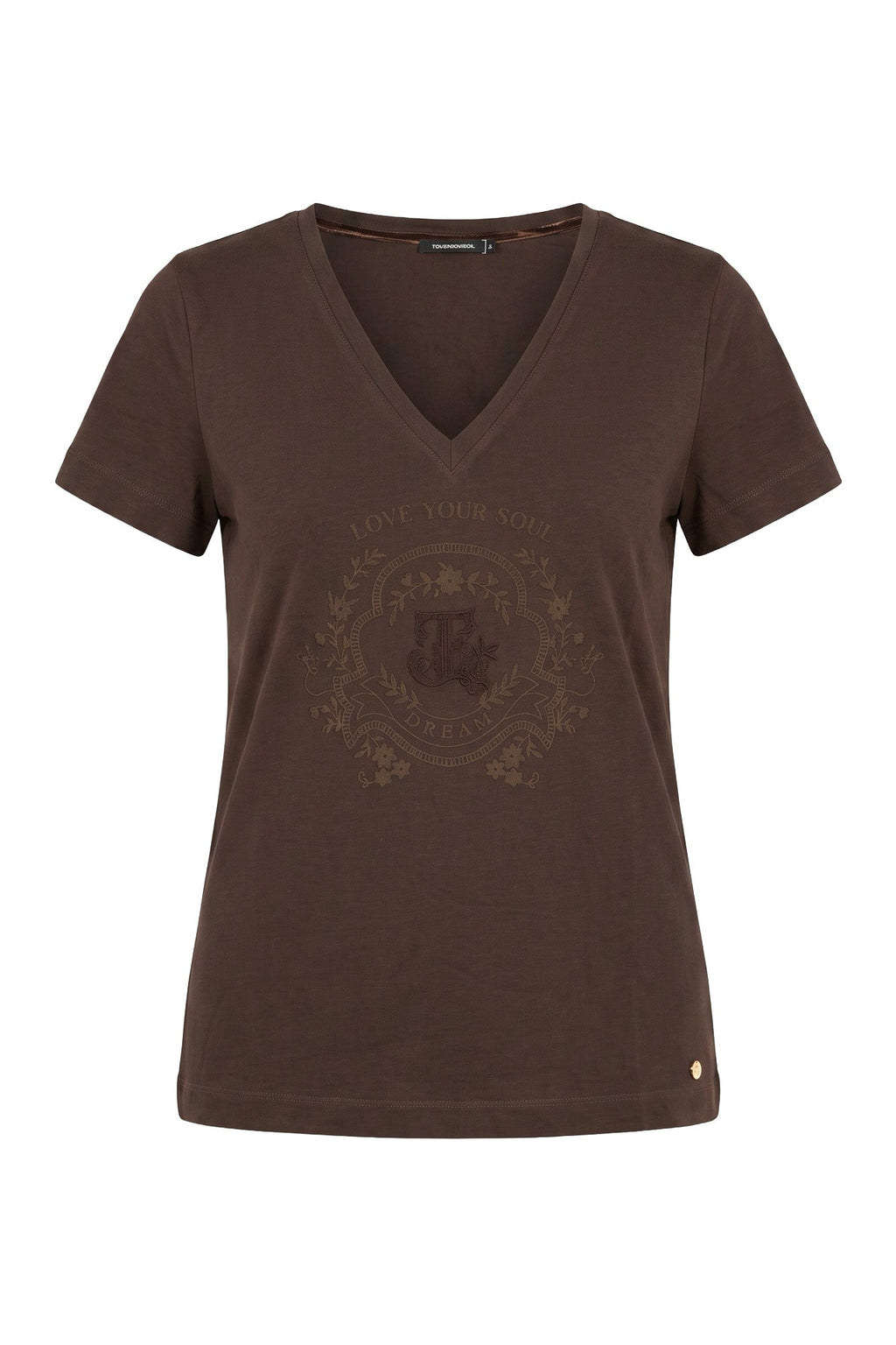 T-Shirt Urban Nomad — Foursoul | Castanho frente