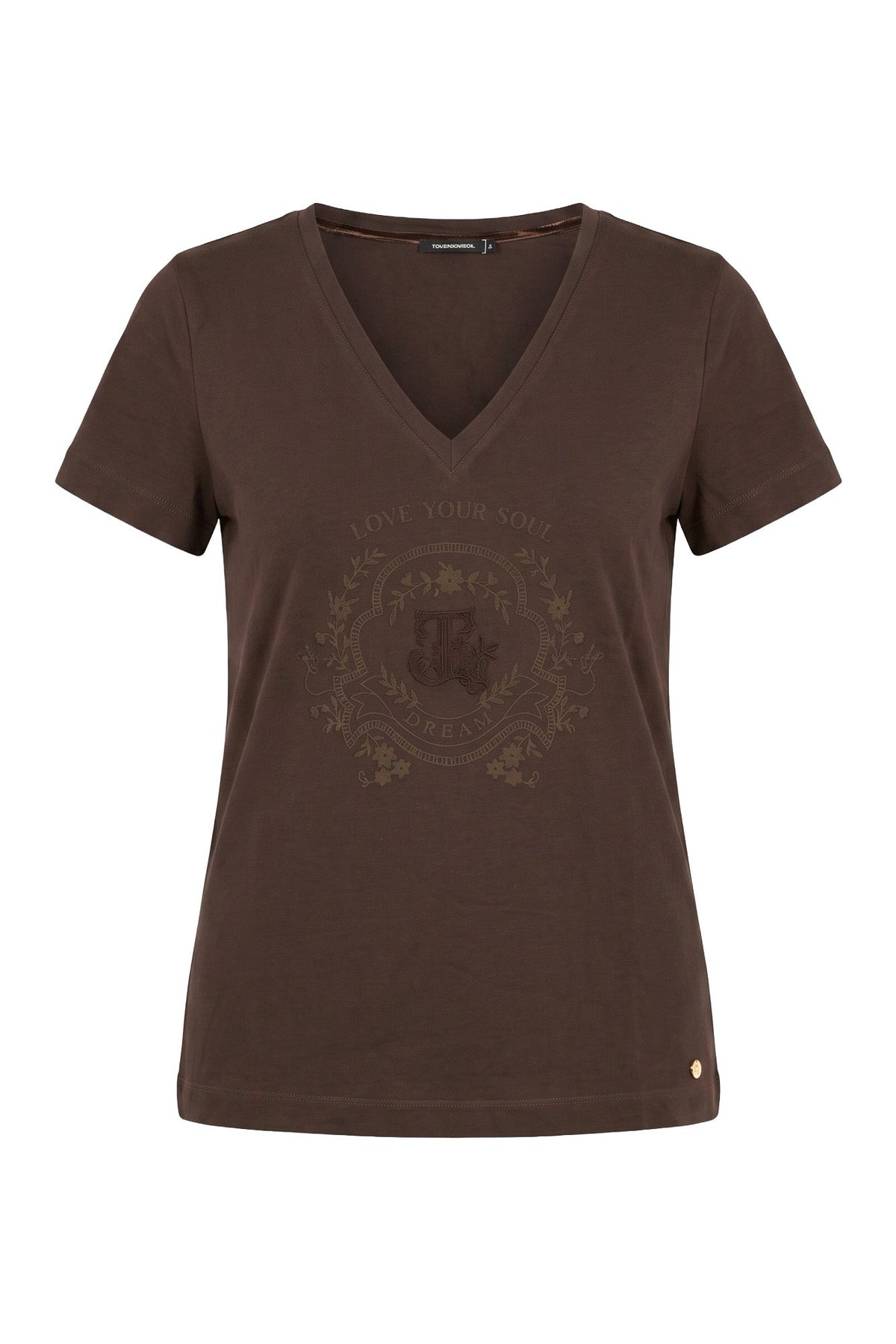 T-Shirt Urban Nomad — Foursoul | Castanho frente