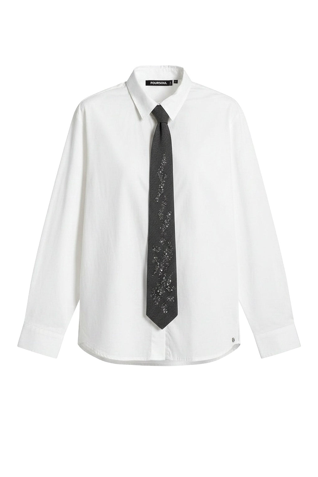 Camisa com Gravata — Foursoul | Branco