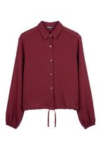 Camiseiro com Ajuste Liso — Foursoul | Bordeaux frente