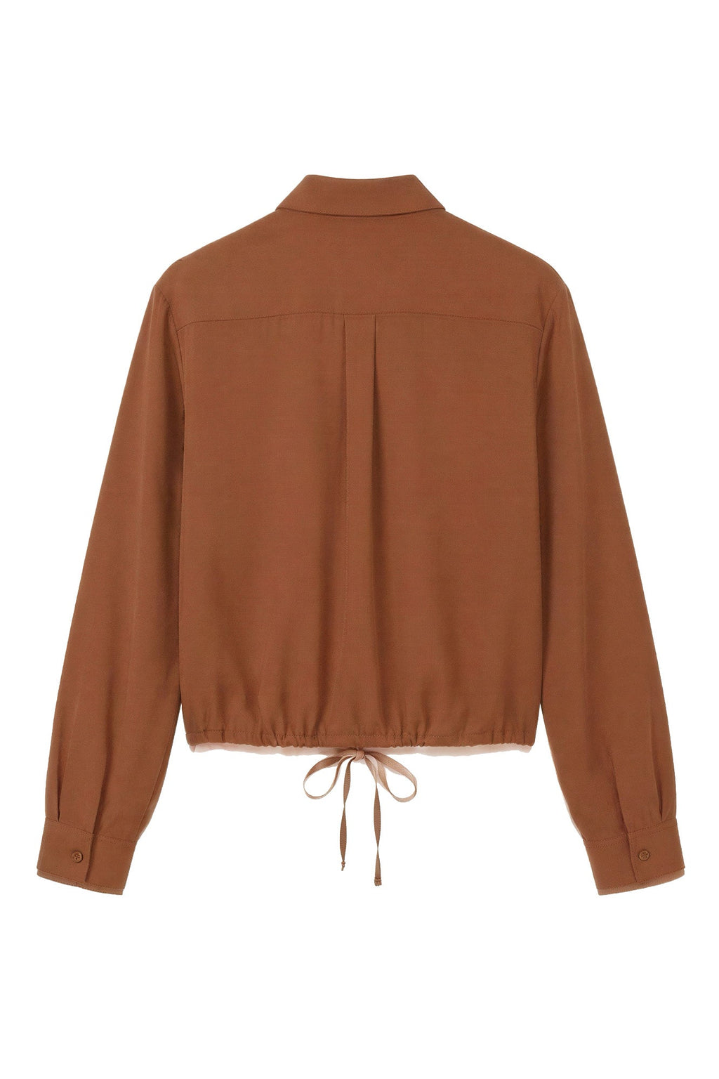 Camiseiro com Ajuste Liso — Foursoul | Castanho costas