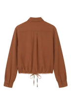 Camiseiro com Ajuste Liso — Foursoul | Castanho costas