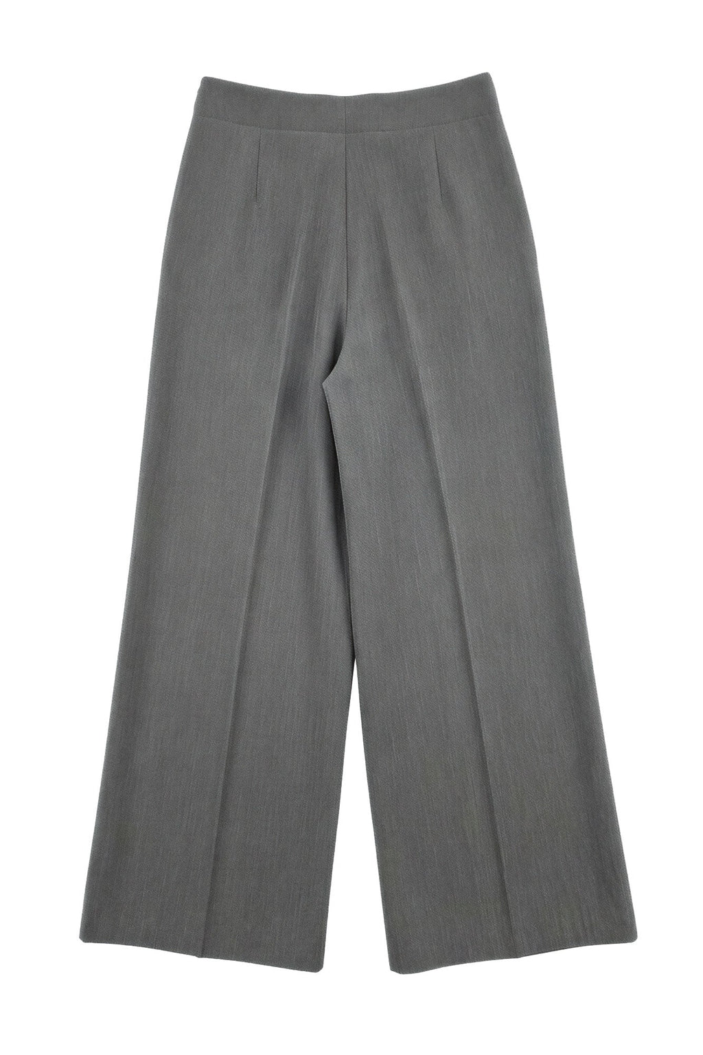 Calça Pantalona com Fecho Lateral Foursoul | Cinzento