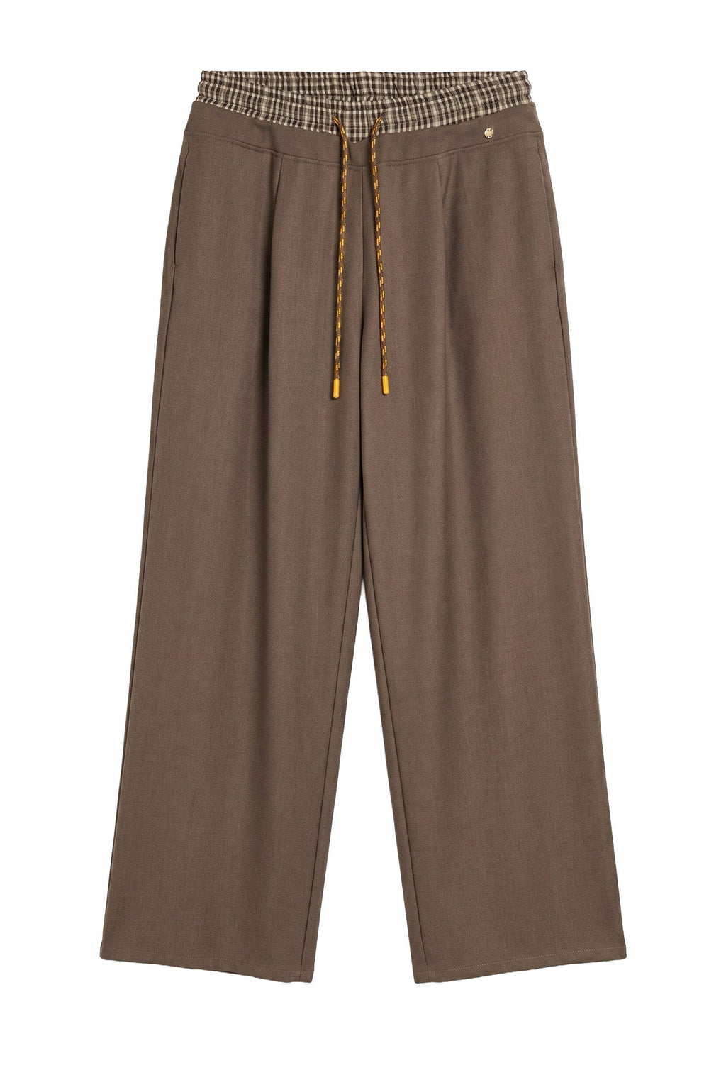 Calças Pantalonas Lisas Foursoul | Taupe