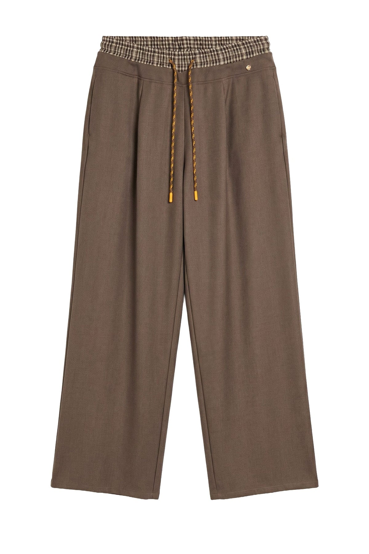 Calças Pantalonas Lisas Foursoul | Taupe