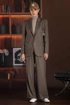 Calças Pantalonas Lisas Foursoul | Taupe