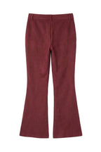 Calça de Sarja com Botões — Foursoul | Bordeaux costas