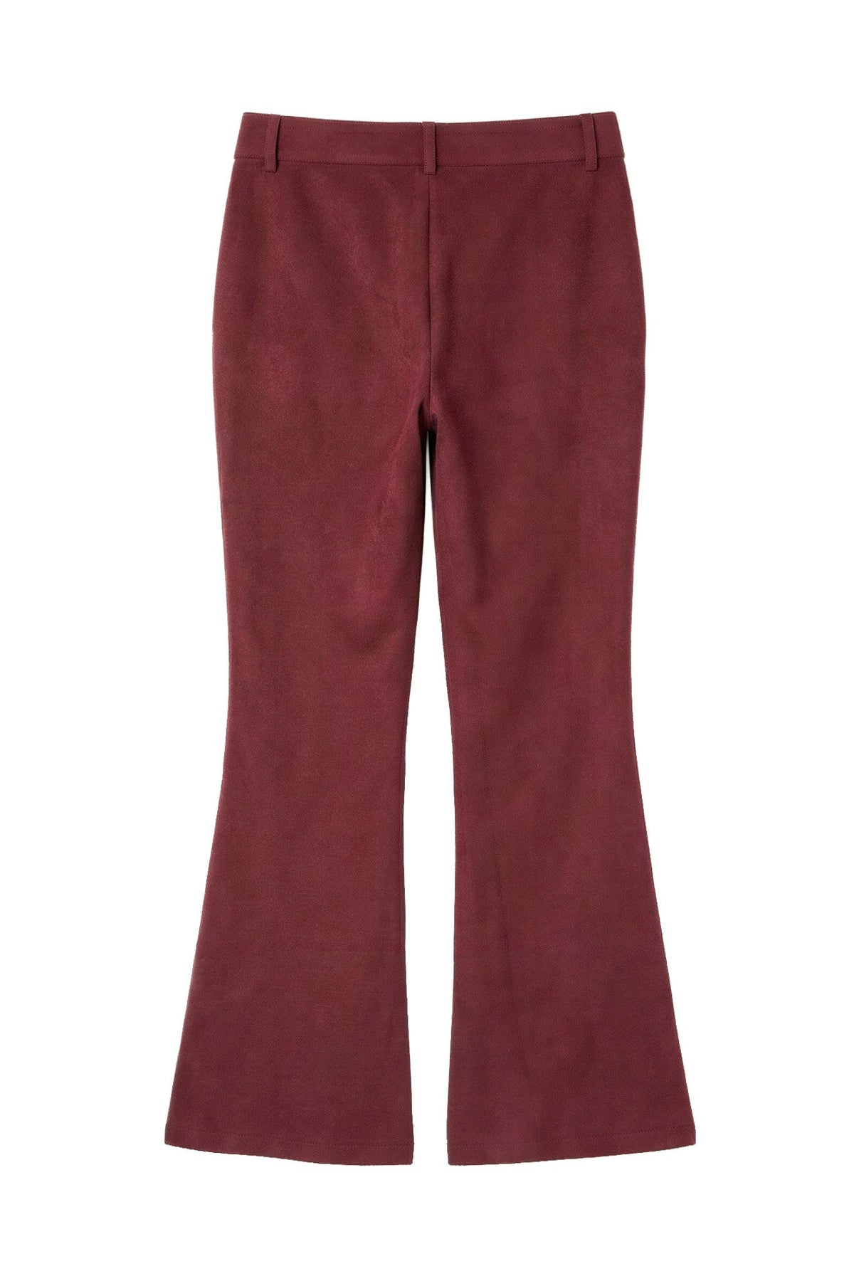 Calça de Sarja com Botões — Foursoul | Bordeaux costas