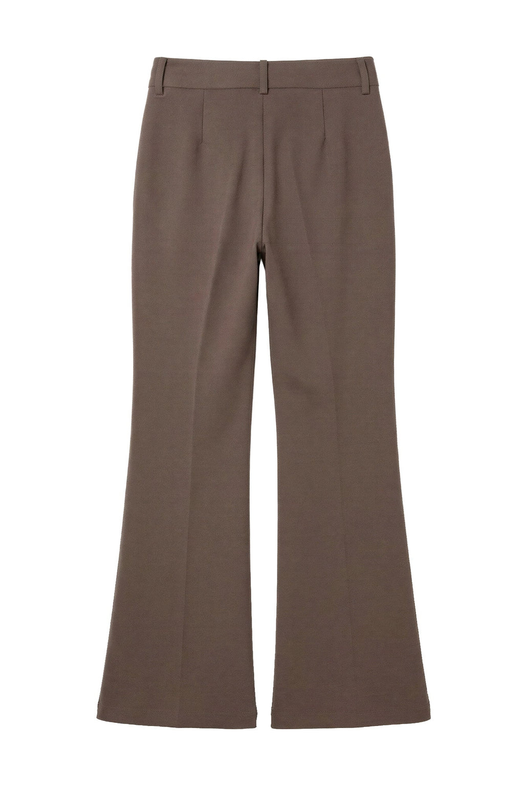 Calça de Sarja com Botões — Foursoul | Castanho costas