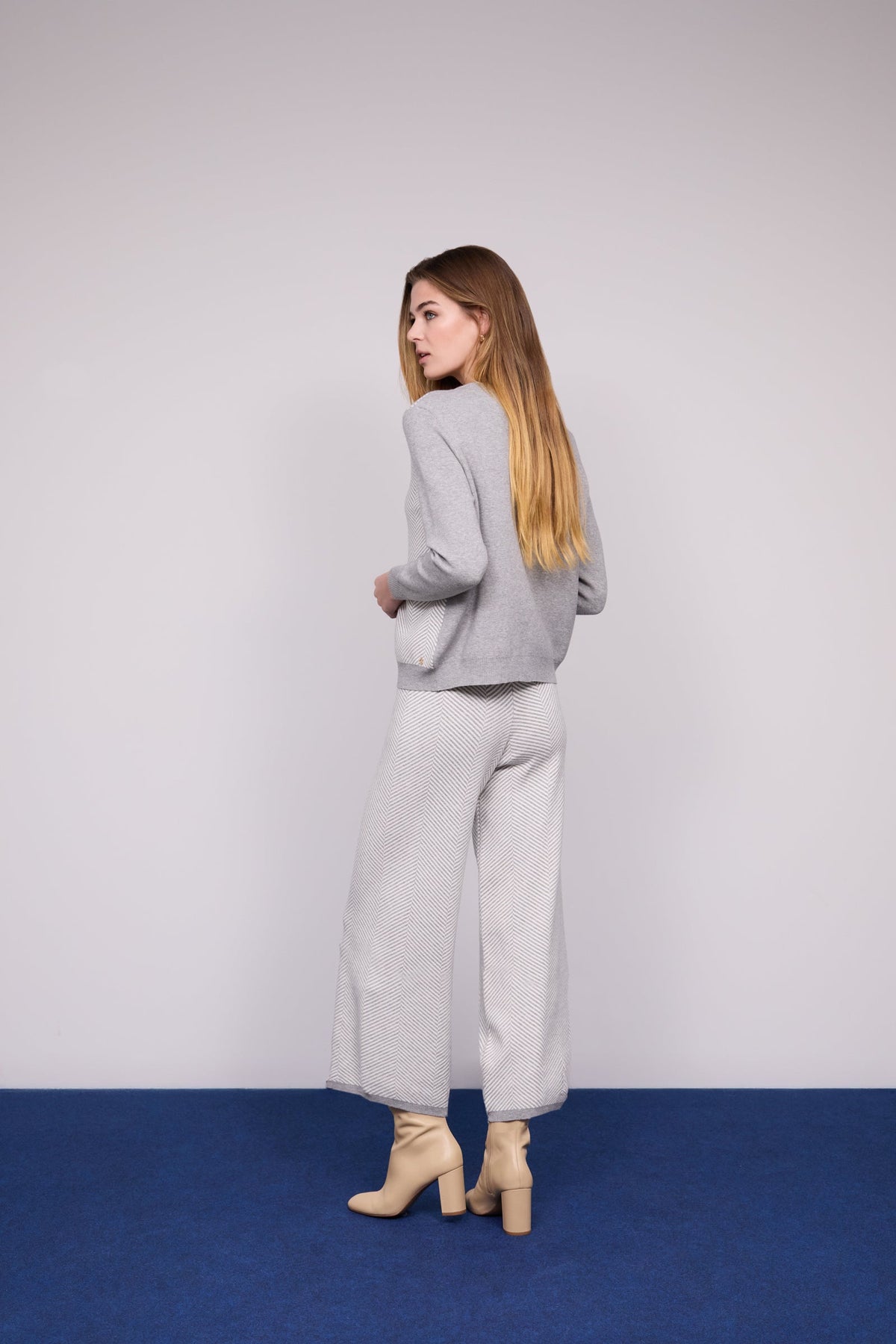 Cardigan Jacquard — Guimanos | Look 2