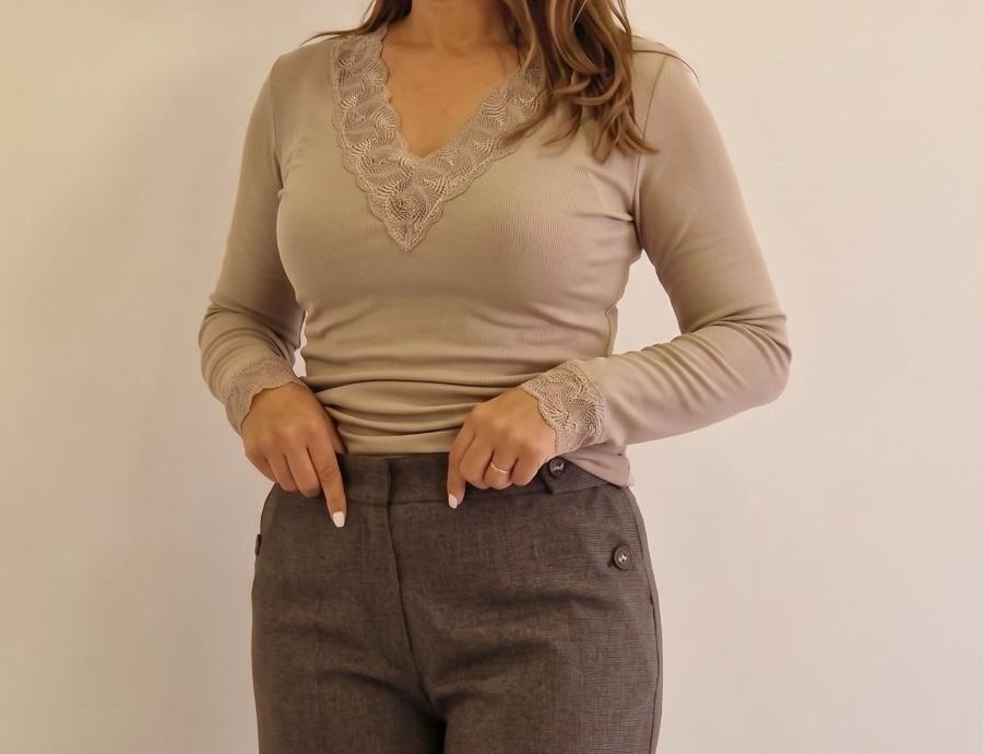 Camisola Decote V — Sweetlady