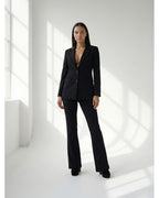 Blazer preto com pormenor de missangas Scripta - vista 2