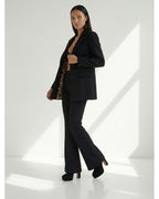 Blazer preto com pormenor de missangas Scripta - vista 3