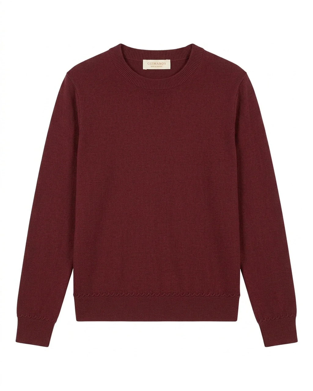 Camisola Malha Fina Caxemira — Guimanos | Cinzento