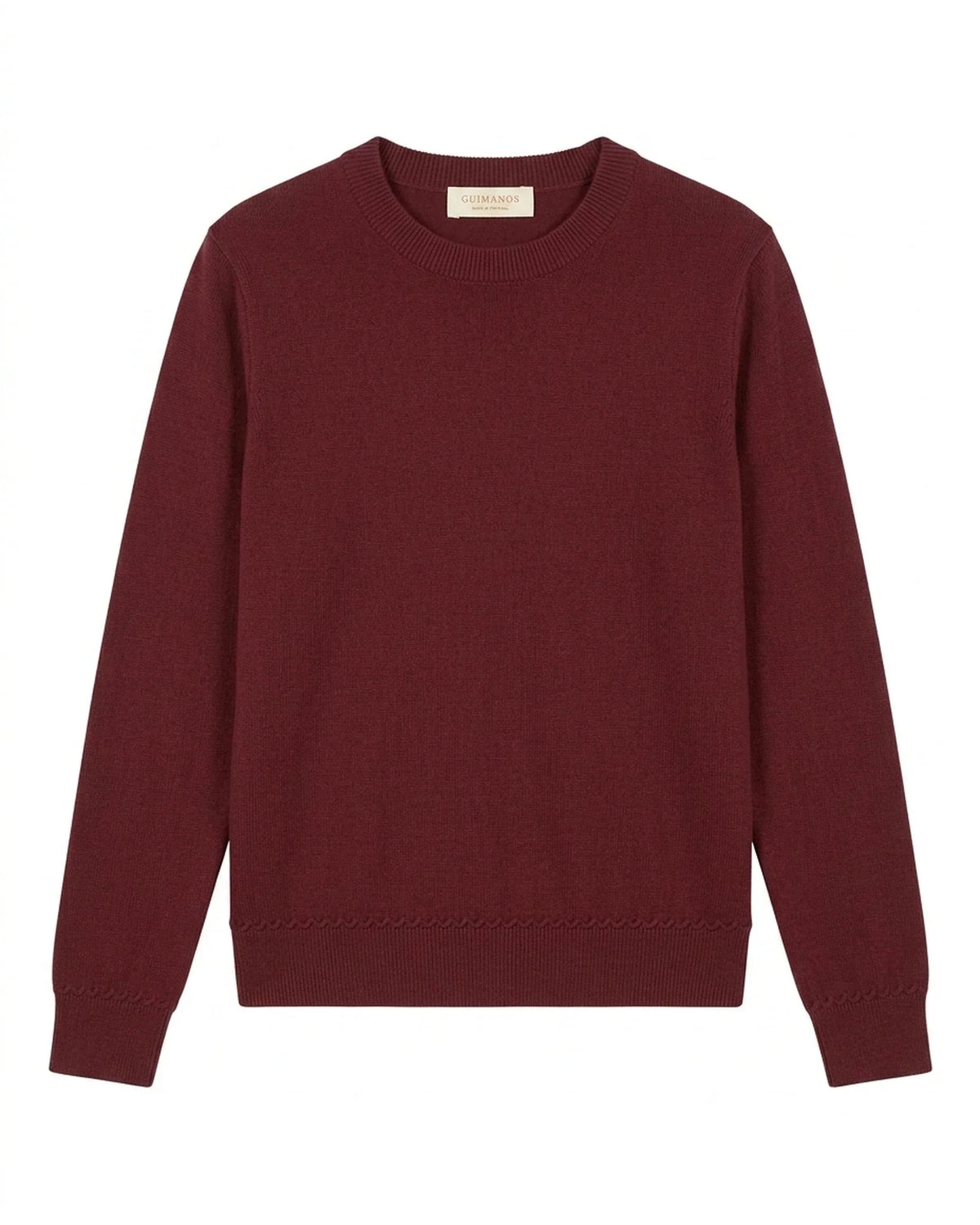 Camisola Malha Fina Caxemira — Guimanos | Cinzento
