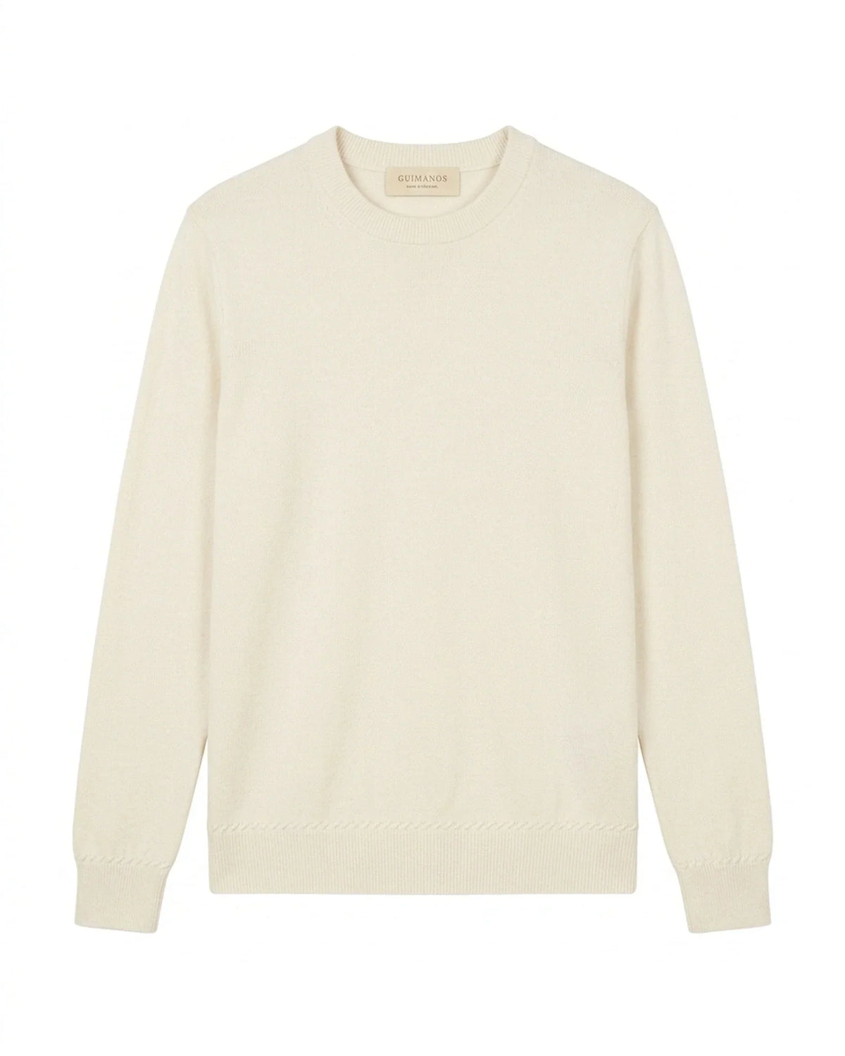 Camisola Malha Fina Caxemira — Guimanos | Verde