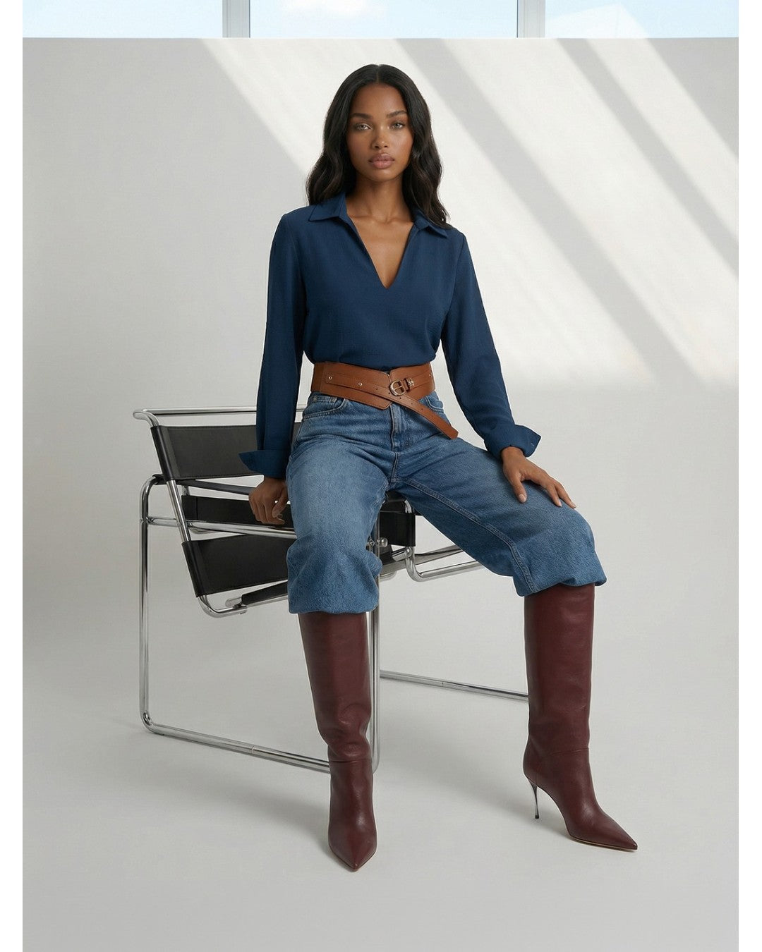 Jeans Wide Leg — Scripta | Detalhe