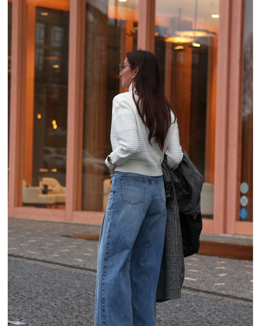 Jeans Wide Leg — Scripta | Vista lateral