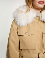 Parka Gola Alta — Morgan | Beige