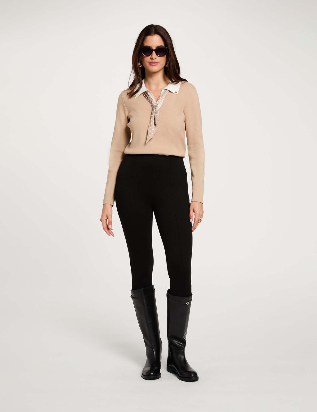 Camisola Gola com Revers — Morgan
