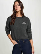 Camisola Gola Redonda — Morgan | Cinza